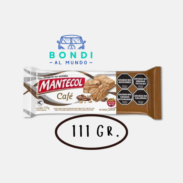 NUEVO Postre de Maní Mantecol sabor Cafe x 110 Gr. Libre de Gluten.