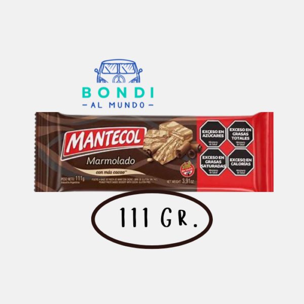 Postre de Maní Mantecol marmolado x 111 gr. Libre de Gluten.